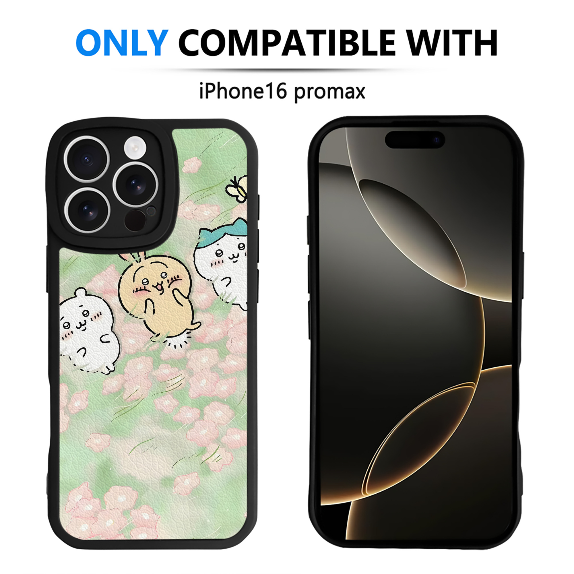 （画像用） ちいかわ Chii-kawa 【iPhone 16シリーズ対応】シリコンスマホケース（レザー調） 材質：シリコン